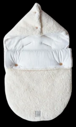 Nanami Voetenzak Teddy Off White
