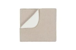 Nanami Wiegdeken Knit Rib Dubbel Naturel