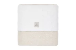 Nanami Wiegdeken Knitlook Dubbel Naturel