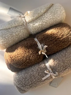 Nanami Woolen Inlay Kinderwagen/Babynestje Naturel