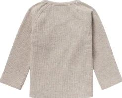 Noppies Tee Overlap Nanyuki Taupe Melange
