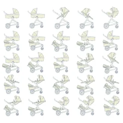Nuna Kinderwagen Demi Next Pistachio inclusief Meerijdplankje