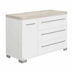 Paidi - Commode Kira XL Krijtwit - Eiken Nautik