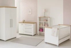 Paidi 3 delige Babykamer Kira Krijtwit - Eiken Nebraska