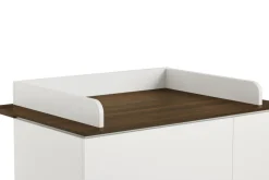 Paidi - Yuny 3 delige Babykamer Lovely Aliv Off white - Dark Walnut