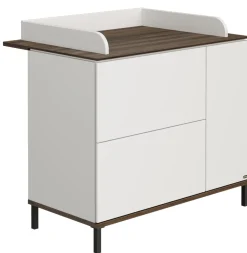 Paidi - Yuny Commode Lovely Aliv Off White - Dark Walnut