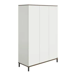 Paidi - Yuny 3-Deurs Kast Lovely Aliv Off White - Dark Walnut