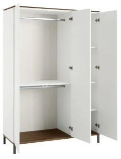Paidi - Yuny 3-Deurs Kast Lovely Aliv Off White - Dark Walnut