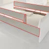 Paidi Ombouwset voor Ledikant 70 x 140 Krijtwit