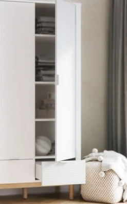 Pinio 3 delige Babykamer Miloo XL Wit