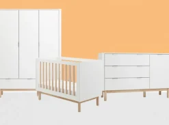 Pinio 3 delige Babykamer Miloo XXL Wit