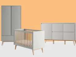 Pinio 3 delige Babykamer Swing Grijs XL