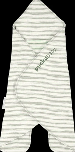 Puckababy Wikkeldeken Gogo Newborn Green Stripes 0 - 7 mnd