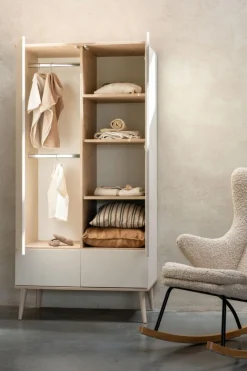 Quax 2-Deurskast Flow Clay & Oak