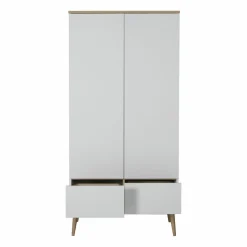 Quax 2-Deurskast Flow White & Oak
