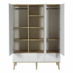 Quax 3-Deurskast Flow White & Oak