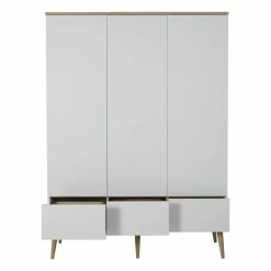 Quax 3-Deurskast Flow White & Oak