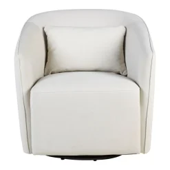Quax Fauteuil Gomi Swivel & Gliding Mohair Beige