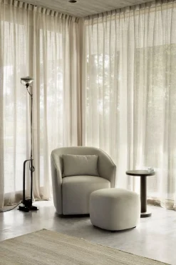 Quax Fauteuil Gomi Swivel & Gliding Mohair Beige