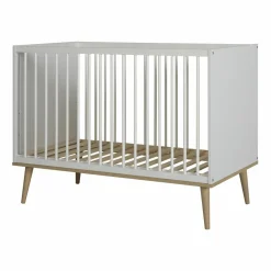 Quax Ledikant Flow White & Oak