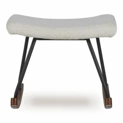 Quax Voetenbankje de Luxe Bouclé Cream