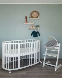Stokke Sleepi Mini Bed Bundel V3 White – Van wieg tot ledikant met uitbreidingsset en matrassen