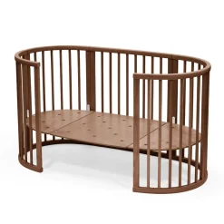 Stokke Sleepi Mini Bed Bundel V3 Warm Brown – Van wieg tot ledikant met uitbreidingsset en matrassen