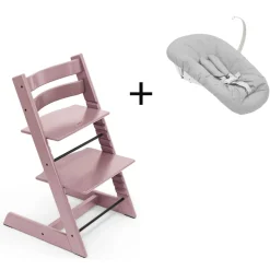 Stokke Tripp Trapp Heather Mauve + Newborn Set