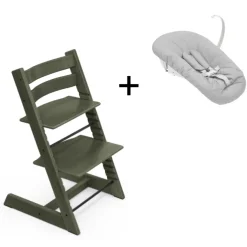 Stokke Tripp Trapp Marble Green + Newborn Set