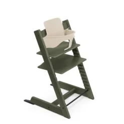 Stokke Tripp Trapp Marble Green Incl. BabySet² Vanilla White