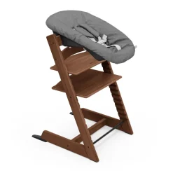 Stokke Tripp Trapp Oak Warm Brown + Newborn Set Anthracite