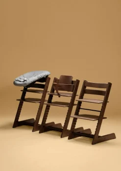 Stokke Tripp Trapp Oak Warm Brown + Newborn Set Anthracite
