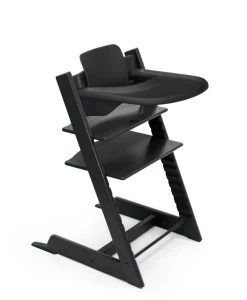 Stokke Tripp Trapp Stoel Bundel met BabySet² en Tray - Black