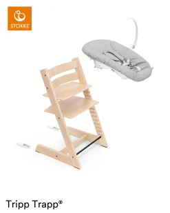 Stokke Tripp Trapp Storm Grey + Newborn Set