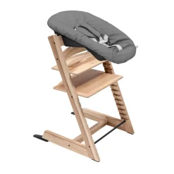 Stokke Tripp Trapp Wild Wood + Newborn Set Anthracite