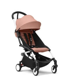 Stokke YOYO³ Kinderwagen Compleet met 0+ Newborn Pack Ginger – White Frame