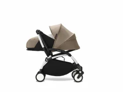Stokke YOYO³ Kinderwagen Compleet met 0+ Newborn Pack Taupe – White Frame