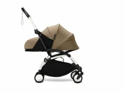 Stokke YOYO³ Kinderwagen Compleet met 0+ Newborn Pack Toffee – White Frame