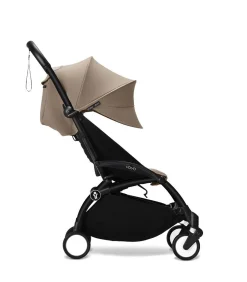Stokke YOYO³ Kinderwagen Compleet met 0+ Newborn Pack Taupe – Black Frame