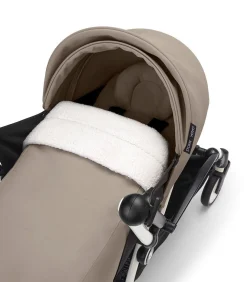 Stokke YOYO³ Kinderwagen Compleet met 0+ Newborn Pack Taupe – Black Frame