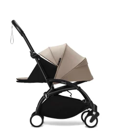 Stokke YOYO³ Kinderwagen Compleet met 0+ Newborn Pack Taupe – Black Frame