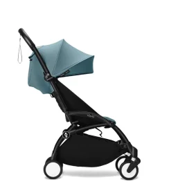 Stokke YOYO³ Kinderwagen Compleet met 0+ Newborn Pack Aqua – Black Frame