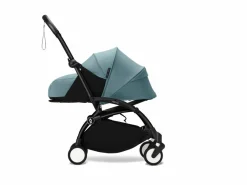 Stokke YOYO³ Kinderwagen Compleet met 0+ Newborn Pack Aqua – Black Frame