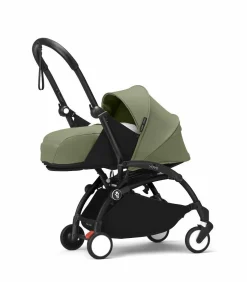 Stokke YOYO³ Kinderwagen Compleet met 0+ Newborn Pack Olive – Black Frame