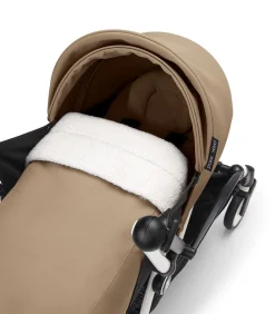 Stokke YOYO³ Kinderwagen Compleet met 0+ Newborn Pack Toffee – Black Frame