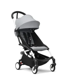 Stokke YOYO³ Kinderwagen Compleet met 0+ Newborn Pack Stone – White Frame