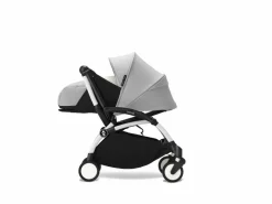 Stokke YOYO³ Kinderwagen Compleet met 0+ Newborn Pack Stone – White Frame