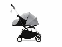 Stokke YOYO³ Kinderwagen Compleet met 0+ Newborn Pack Stone – White Frame