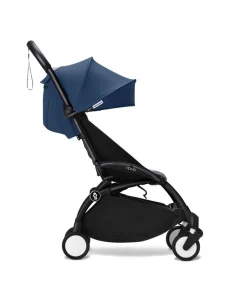 Stokke YOYO³ Kinderwagen Compleet met 0+ Newborn Pack Air France Blue– Black Frame