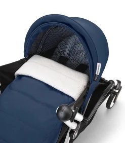 Stokke YOYO³ Kinderwagen Compleet met 0+ Newborn Pack Air France Blue– Black Frame